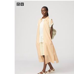 uniqlo u cotton shirtdress xl new